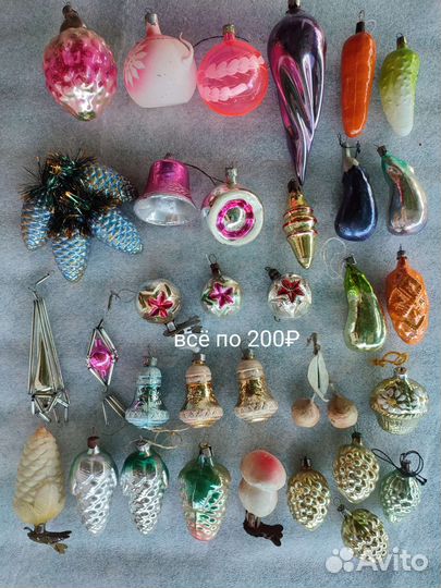 Елочные игрушки СССР