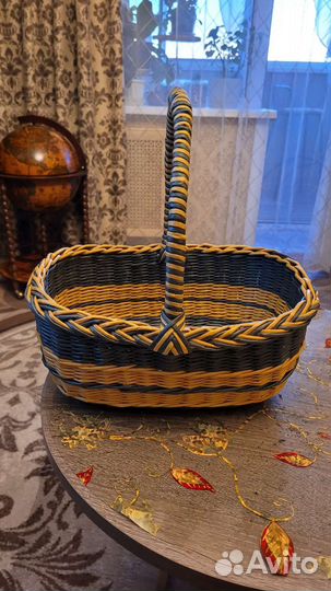 Корзинки из газетной лозы