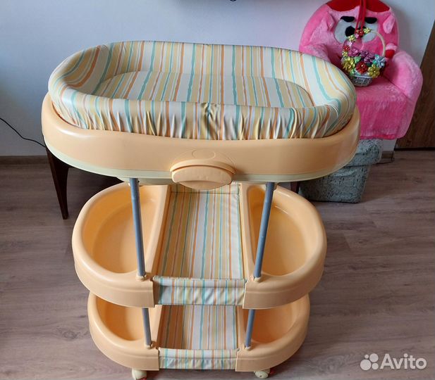 Детский пеленальный столик с ванночкой Brevi Acgua