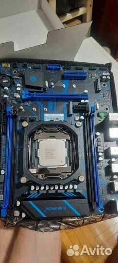 Комплект мат. плата с процессором новые 10 ядер