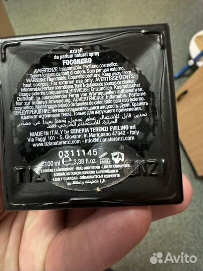 Tiziana terenzi foconero extrait de parfum