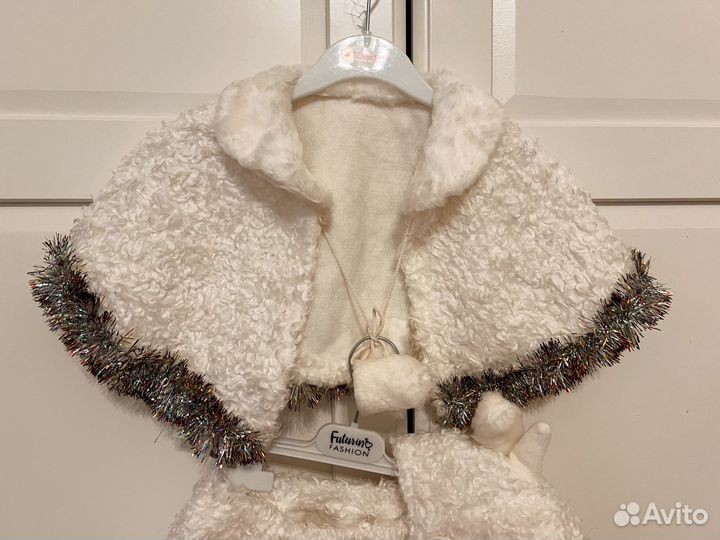 Новогодний костюм для девочки(козленок,овечка)