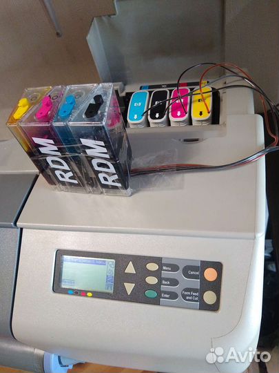 Плоттер А1 А0 + снпч HP designjet 500