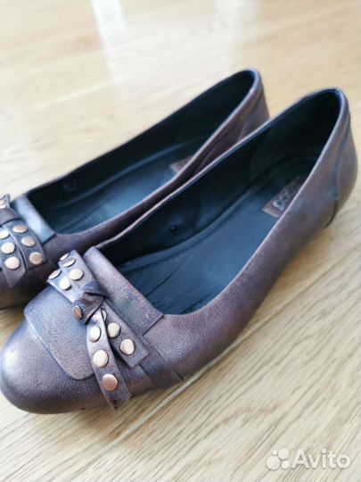 Туфли балетки ecco 38