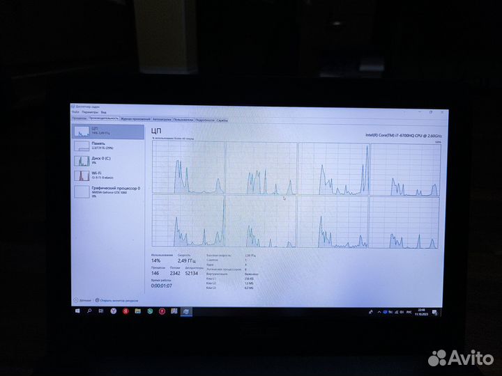Игровой Ноутбук Asus rog Strix GL502VM GTX1060