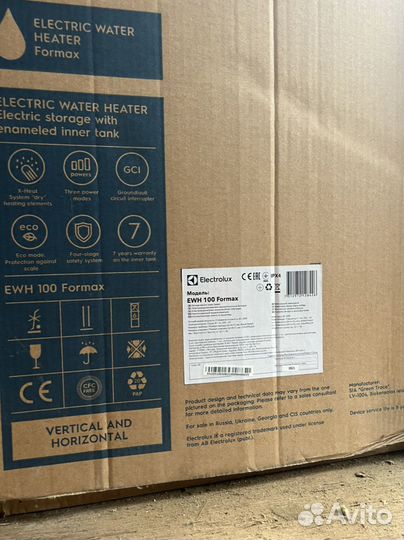 Водонагреватель Electrolux Formax 100 л