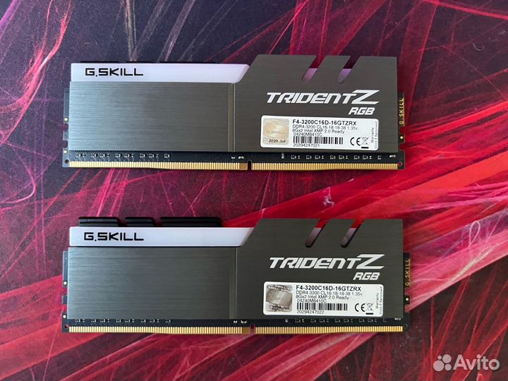 Оперативная память G.Skill trident Z RGB