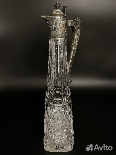 Графин хрусталь серебро 84 проба