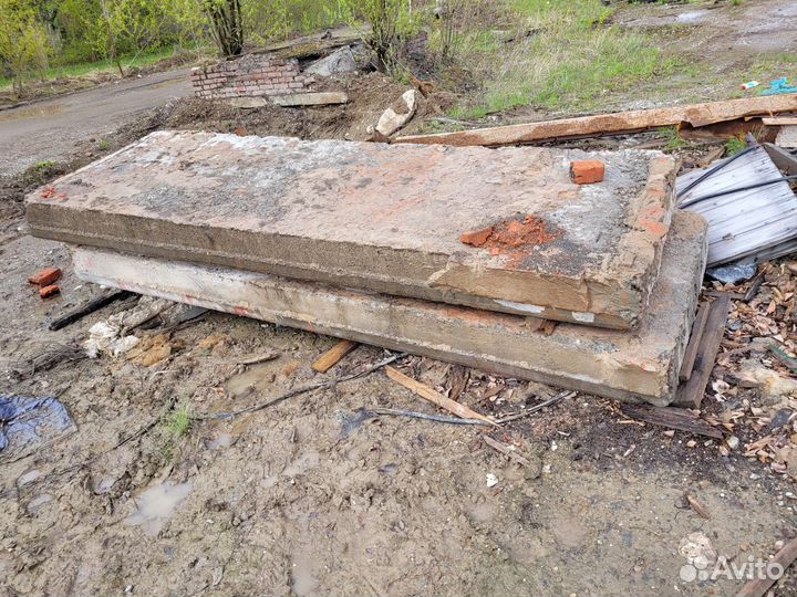 Железобетонные плиты блоки бу