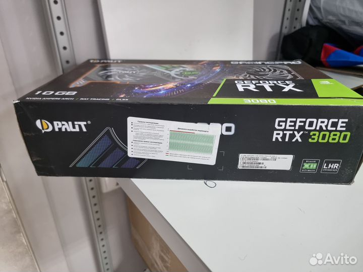 Видеокарта rtx 3080 palit lhr