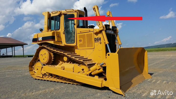 Caterpillar D6R/D6T/D6H/D7R/D8R Стекло дверное