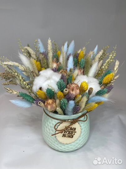 Сухоцветы композиции