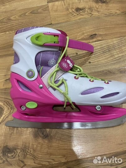 Раздвижные коньки 34-37 р-р