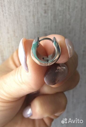 Новые серьги из ювелирной стали