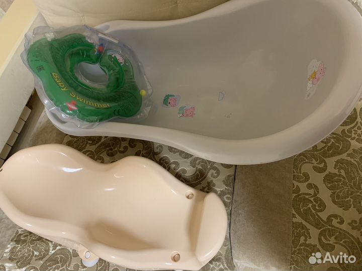 Ванночка, горка и круг