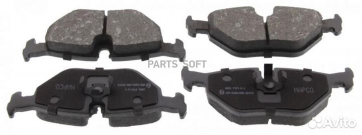 Mapco 6451 Комплект тормозных колодок дисковый тор