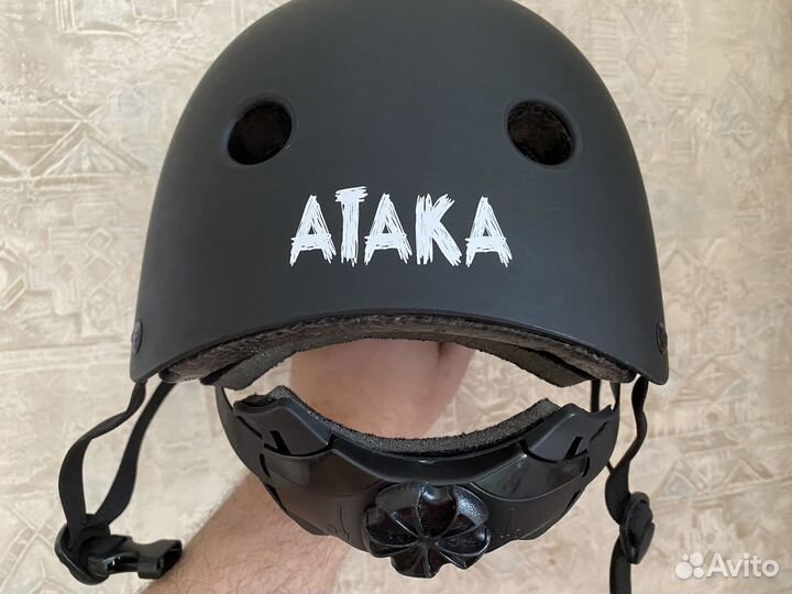 Шлем для велосипеда ataka soft black