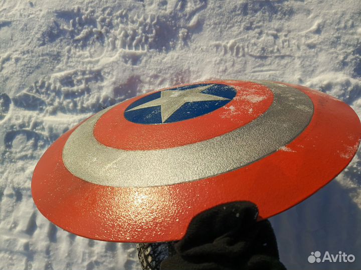 Щит Капитана Америки из алюминия. Ручная работа