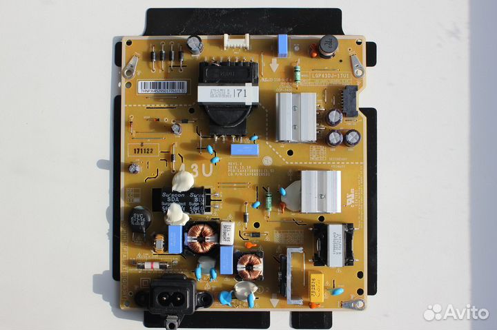 Плата питания lgp43dj-17U1 от телевизора LG