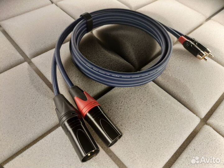 2 Xlr штекер - 2 Rca Tasker c803