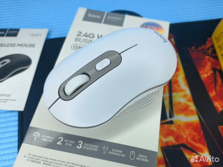 Мышь беспроводная компьютерная hoco. GM21