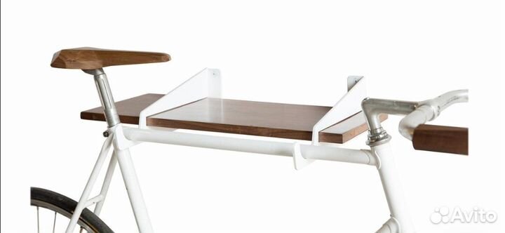Велосипедный держатель с полкой на стену