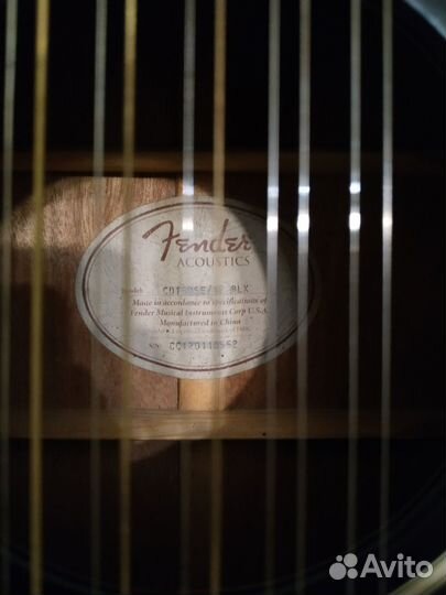 12 струнная гитара Fender CD 160 SE