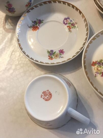 Сервиз чайный Песочное СССР