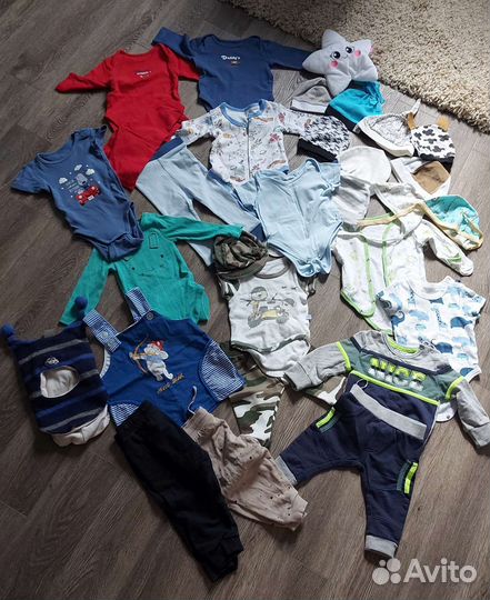 Детские вещи пакетом от 0 до года