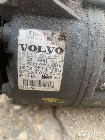 Компрессор кондиционера volvo s80 31332386