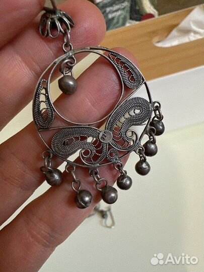 Серебряные серьги