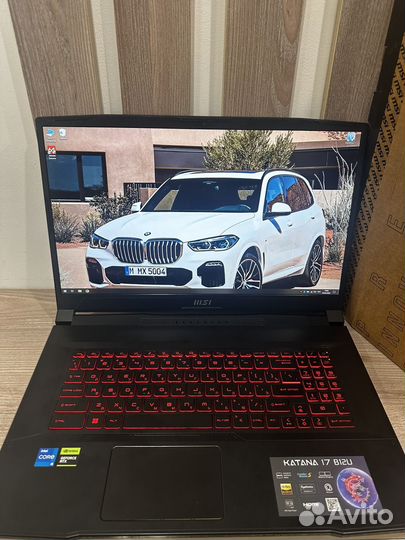 Игровой ноутбук MSI katana 17,3