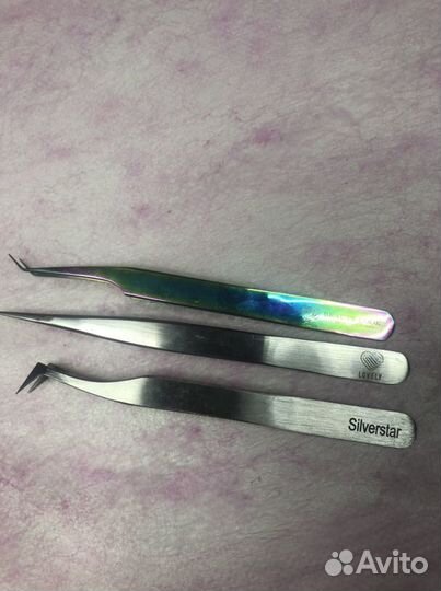 Пинцеты для наращивания ресниц