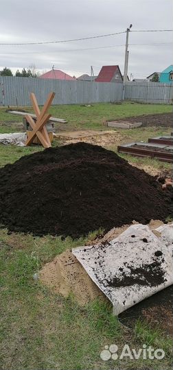 Плодородный чернозём для огорода и теплиц
