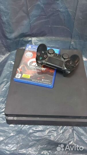 Приставка PlayStation 4 Slim Black 1 TB + GT