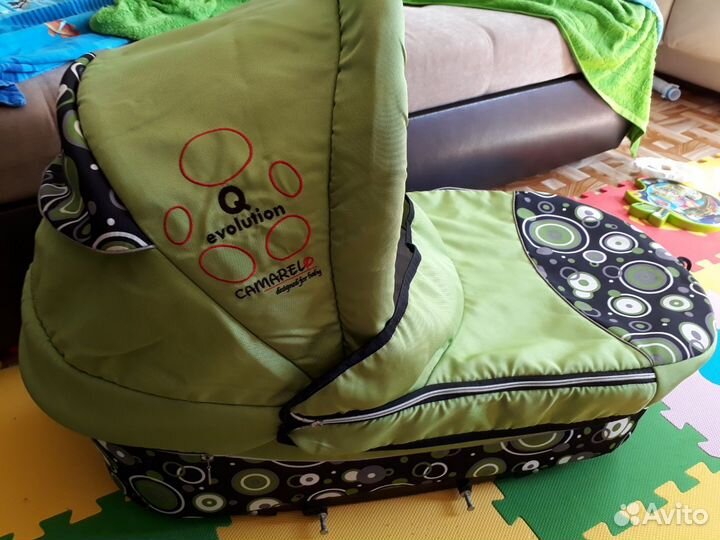 Коляска camarelo 3в1