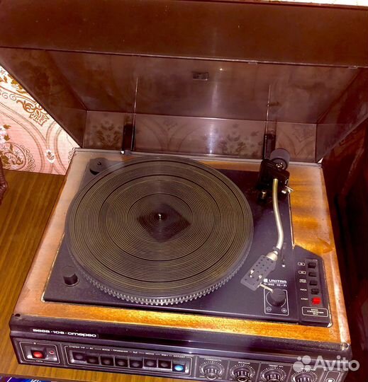 Виниловый проигрыватель Вега 108 стерео