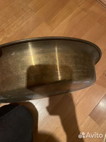 Таз латунный