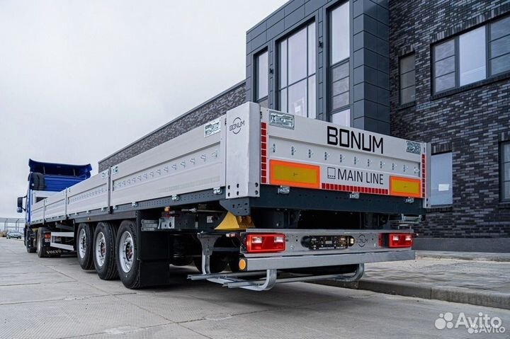 Полуприцеп бортовой Bonum 914296-06, 2024
