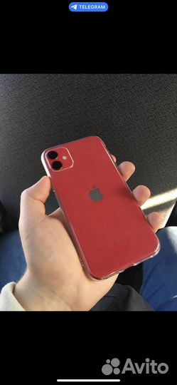 Телефон iPhone 11red 64 gb