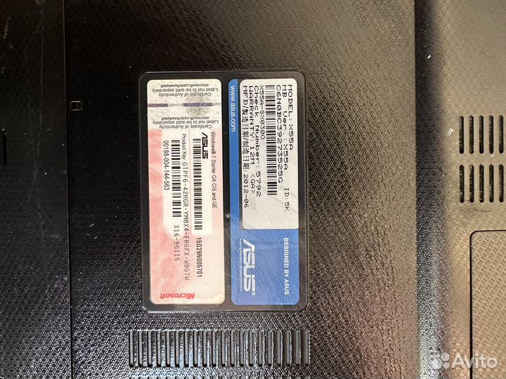 Ноутбук asus