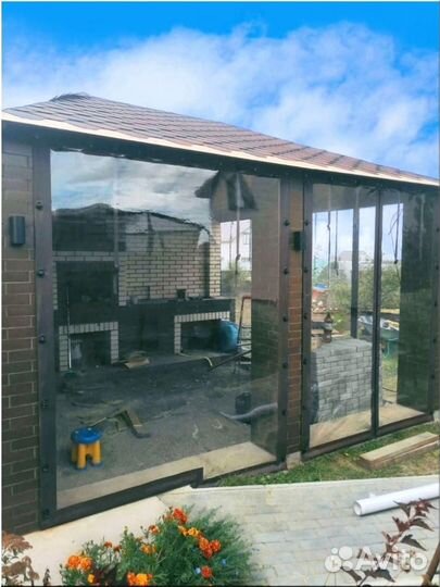 Мягкие окна (шторы) для веранд