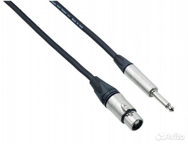Кабель микрофонный Bespeco ncma300 (XLR-Jack 6.3)