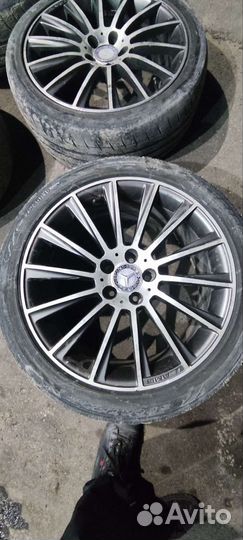 Колеса r19 w222 разноширокие