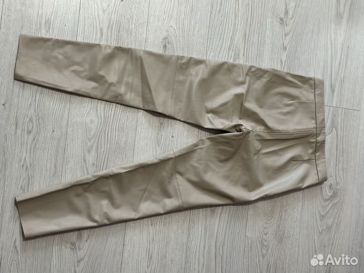 Кожаные лосины zara