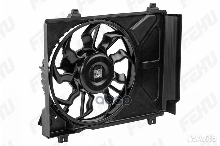 Электровентилятор охлаждения с Кожухом VW Polo