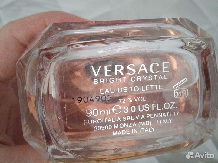 Туалетная вода женская versace