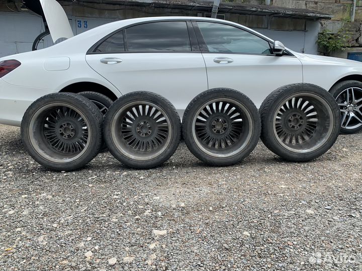 Мерседес r19 original s222 + новые шины triangl