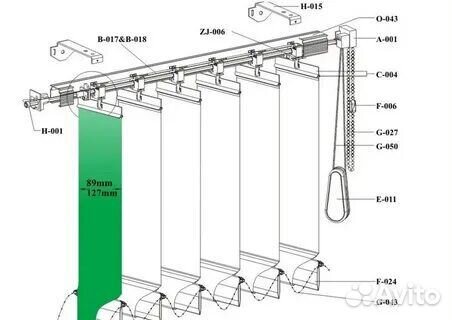 Жалюзи вертикальные