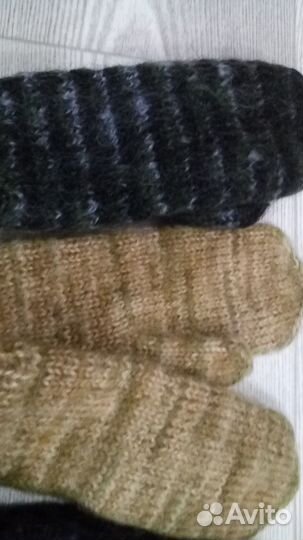 Варежки мохеровые
